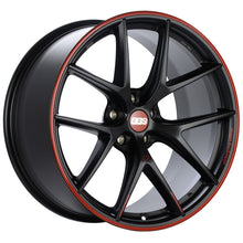 Load image into Gallery viewer, BBS CI-R Nurburgring Edition 19x9 5x112 ET42 Satin Black/Red Lip Wheel - 82mm PFS Required