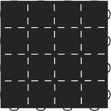Load image into Gallery viewer, WeatherTech TechFloor - 12in x 12in Solid Tile w/ Raised Squares - Black