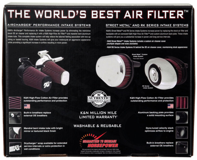 K&N Red Intake System for Harley-Davidson