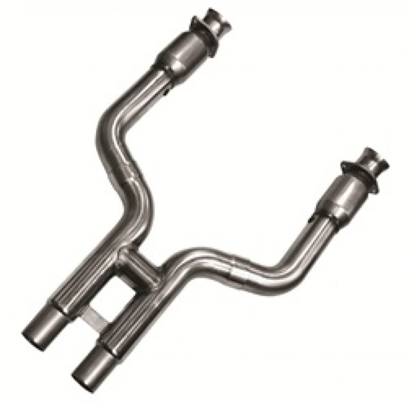 Kooks 07-10 Ford Shelby GT-500 5.4L 4V 3in x 2 1/2in OEM GREEN Cat SS H-Pipe Kooks HDR Req - GTR Auto