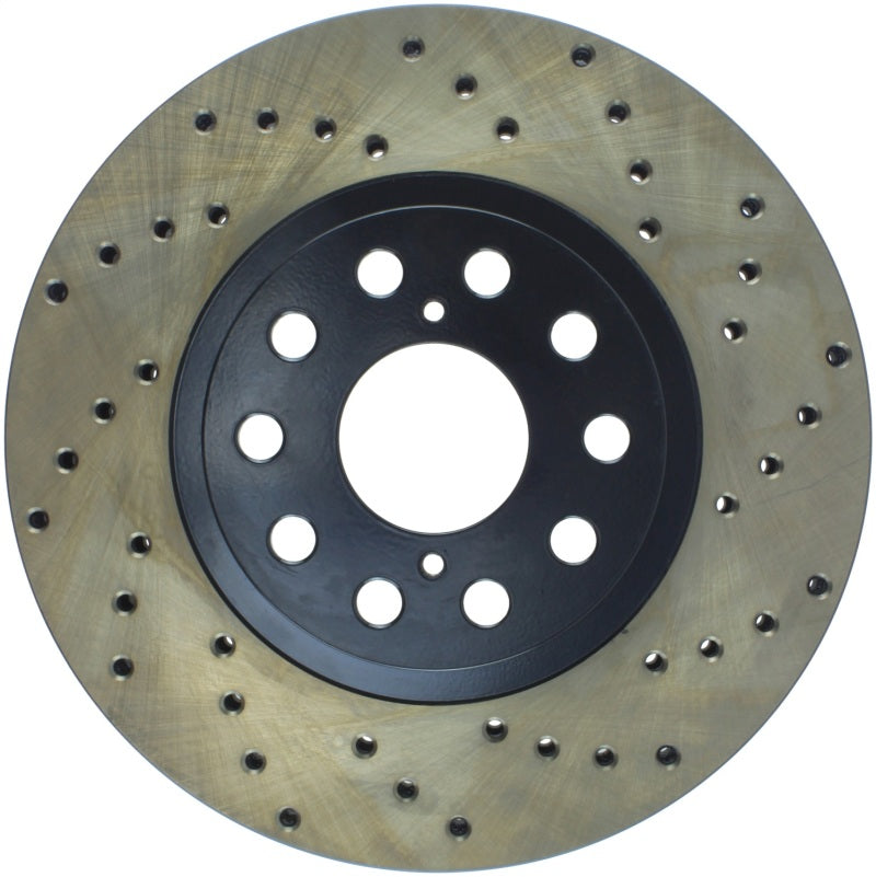 StopTech 5/93-98 Toyota Supra (Exc Turbo) Drilled Left Front Rotor
