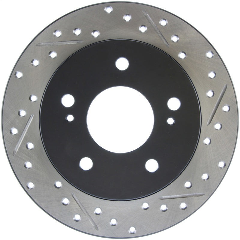 StopTech 02/94-98 Nissan 240SX SportStop Slotted & Drilled Rear Left Rotor