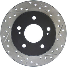 Load image into Gallery viewer, StopTech 02/94-98 Nissan 240SX SportStop Slotted &amp; Drilled Rear Left Rotor