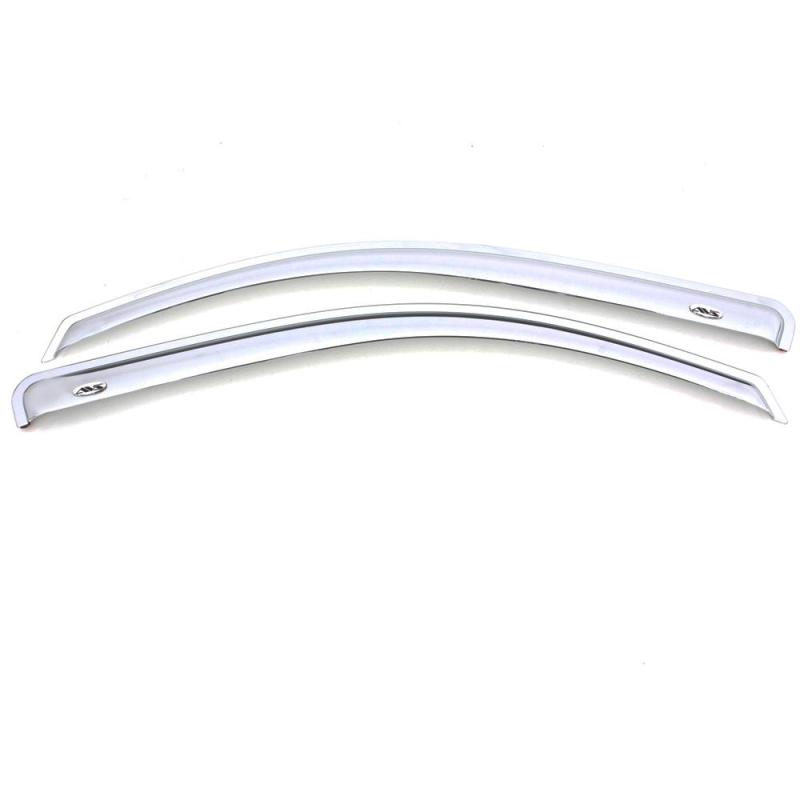 AVS 88-99 Chevy CK Standard Cab Outside Mount Front Window Ventvisor 2pc - Chrome