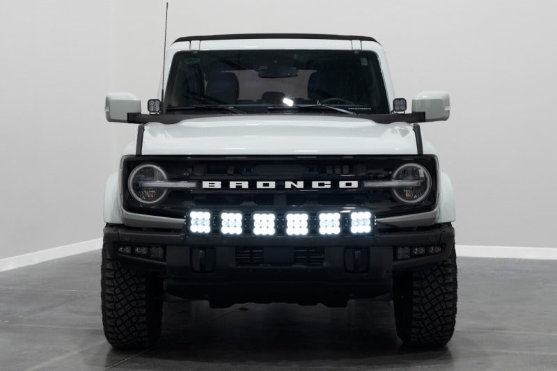 Diode Dynamics Bronco SS5 6-Pod CrossLink Grille Lightbar Kit Pro - White Combo