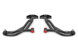 BMR Suspension 05-14 Ford Mustang Lower A-Arms - Black Hammertone - Non-Adjustable - GTR Auto