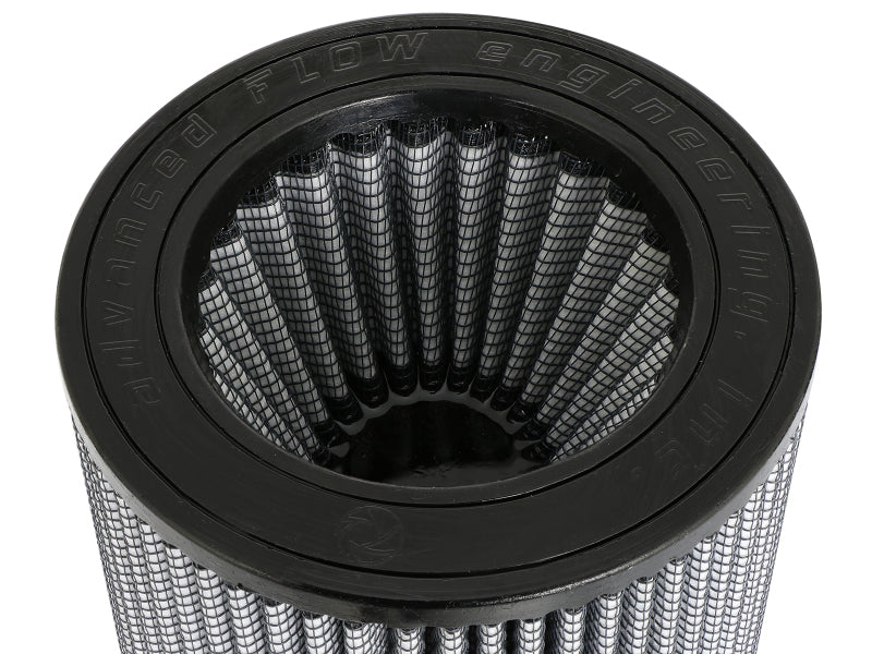 aFe MagnumFLOW Pro DRY S Universal Air Filter 4in F x 6in B (mt2) x 5.5in T (Inv) x 7.5in H - GTR Auto