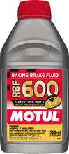Load image into Gallery viewer, Motul 1/2L Brake Fluid RBF 600 - Racing DOT 4