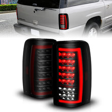 Load image into Gallery viewer, ANZO 00-06 Chevrolet Tahoe / GMC Yukon Full LED Taillights w/ Lightbar Black Housing/Smoke Lens