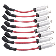Load image into Gallery viewer, Edelbrock Spark Plug Wire Set Ls Kit w/ Metal Sleeves 99-15 50 Ohm Resistance Red Wire (Set of 8)