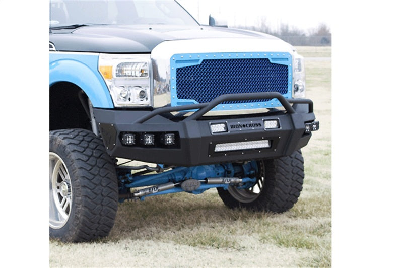 Iron Cross 10-18 Ram 2500/3500 Hardline Front Bumper w/o Bar - Matte Black