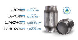 GESI G-Sport 400 CPSI GEN 2 EPA Compliant 3.0in Inlet/Outlet Catalytic Converter-4in x 4in-350-500HP