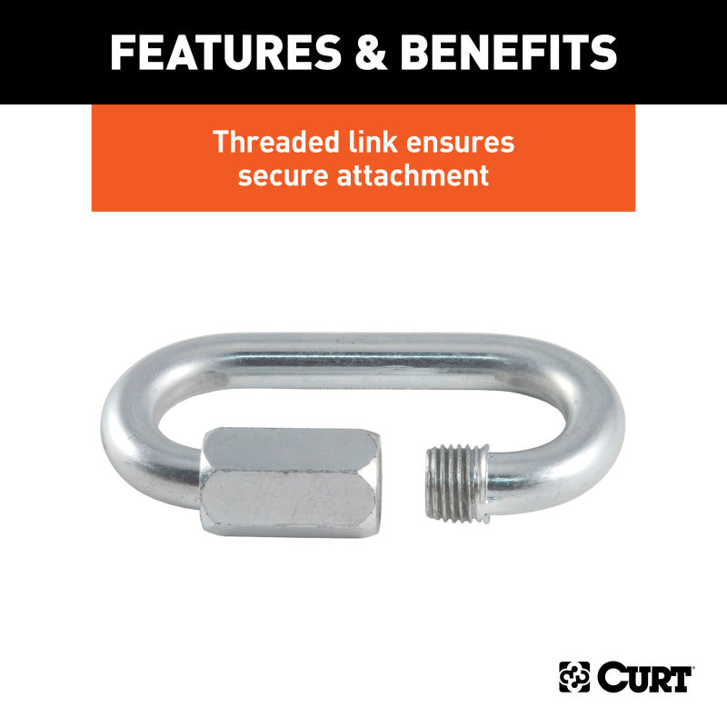 Curt 3300lb Threaded Link Packaged