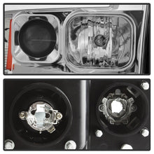 Load image into Gallery viewer, Spyder Dodge Ram 1500 02-05 V2 Projector Headlights - Light Bar DRL - Chrome PRO-YD-DR02V2-LB-C