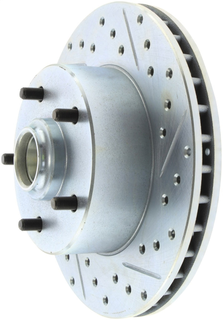 StopTech Select Sport 68-74 Chevrolet Camaro / Chevelle Slotted and Drilled Left Front Rotor