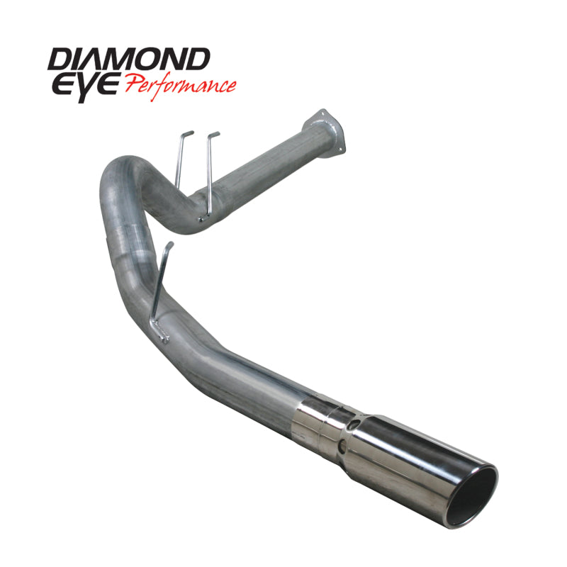 Diamond Eye KIT 4in DPF BACK Single SS: 2011 FORD 6.7L PWRSTROKE F250/F350
