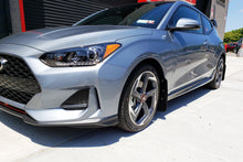 Load image into Gallery viewer, Rally Armor 19-21 Hyundai Veloster Turbo/2.0/R-Spec Black UR Mud Flap w/Dark Grey Logo