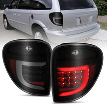 Load image into Gallery viewer, ANZO 2004-2007 Dodge Grand Caravan LED Tail Lights w/ Light Bar Black Housing Smoke Lens