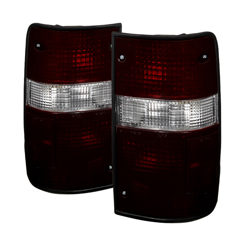 xTune Toyota Pickup 89-95 OEM Style Tail Lights Red Smoked ALT-JH-TP89-OE-RSM
