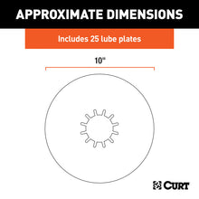 Load image into Gallery viewer, Curt 10in 5th Wheel Lube Plates (25-Pack)