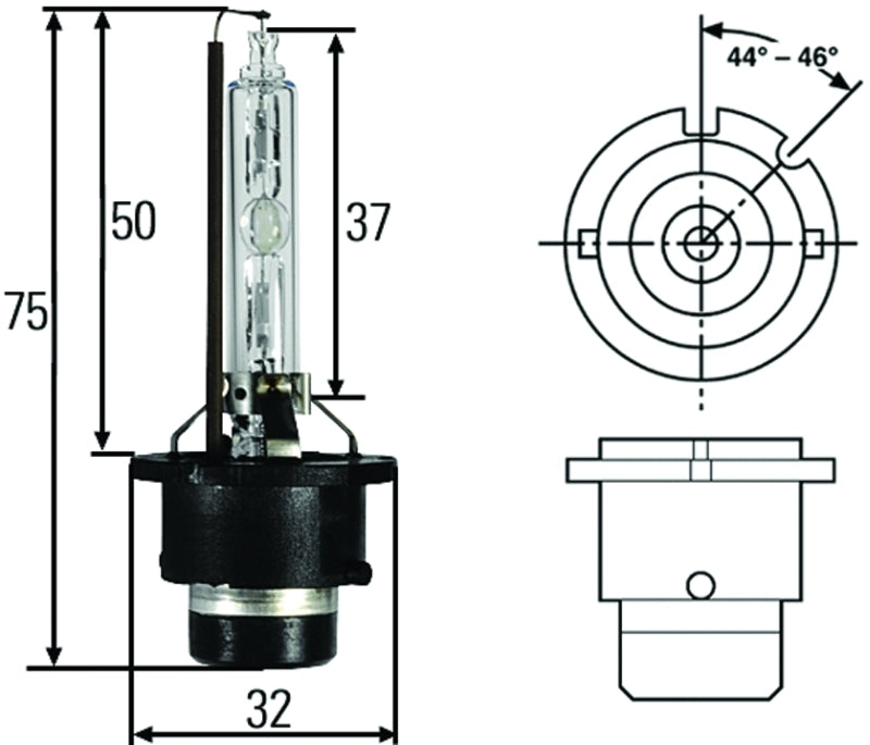 Hella D2S 35W High Intensity Discharge Capsule