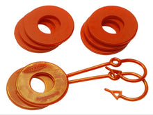 Load image into Gallery viewer, Daystar Fluorescent Orange D Ring Isolator w/Lock Washer Kit