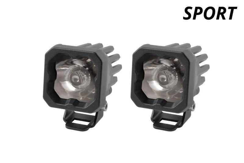 Diode Dynamics Stage Series C1 LED Pod Sport - White Wide Standard ABL (Pair) - GTR Auto