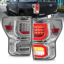 Load image into Gallery viewer, ANZO 2007-2013 Toyota Tundra LED Taillights Chrome Housing Clear Lens Pair