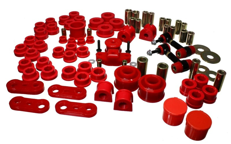 Energy Suspension 08-12 Subaru Impreza WRX Red Hyper-Flex Master Bushing Set - GTR Auto