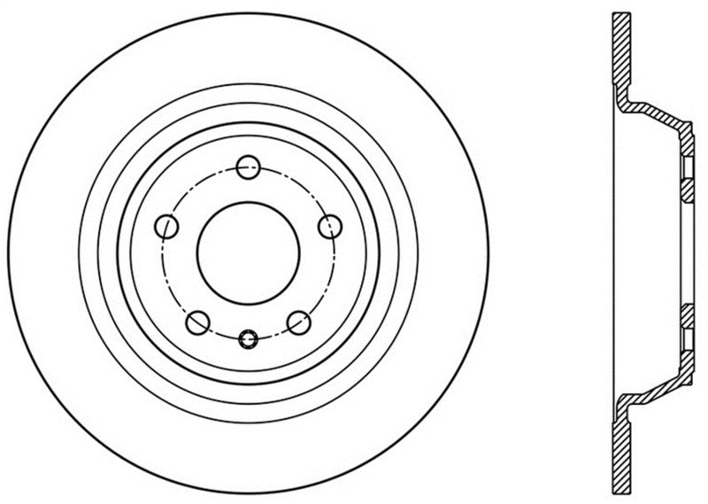 StopTech Sport Drilled & Slotted Rotor - Front Right