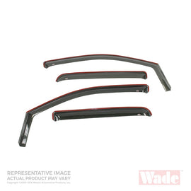 Westin 2010-2018 Toyota 4Runner In-Channel Wind Deflector 4pc - Smoke