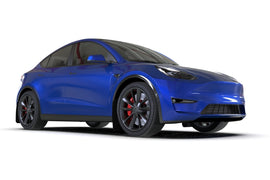 Rally Armor 20-26 Tesla Model Y, Juniper Y Black UR Mud Flap w/Red Logo