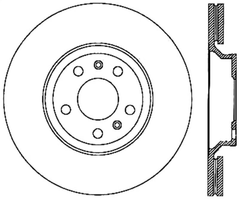 StopTech CryoStop High Carbon Rotor - Rear