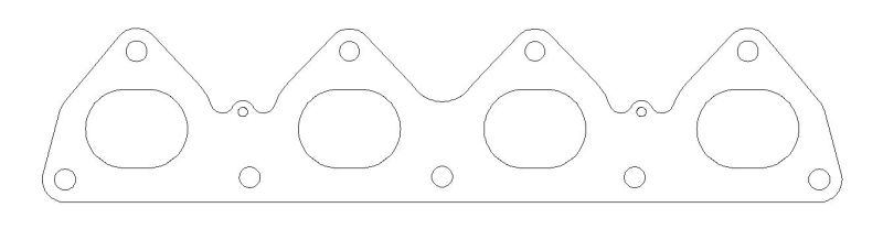 Cometic Honda All H22S 92-01 .030 inch MLS Exhaust Manifold Gasket 1.770 inch X 1.380 inch Port - GTR Auto