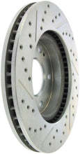 Load image into Gallery viewer, StopTech Select Sport 04-06 Mitsubishi Lancer / 01-05 Sebring Slotted and Drilled Left Front Rotor