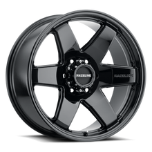 Load image into Gallery viewer, Raceline 942B Addict 22x9.5in / 5x139.7 BP / 15mm Offset / 106.5mm Bore - Gloss Black Wheel