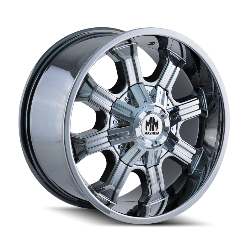 Mayhem 8102 Beast 20x9 / 6x135 BP / 0mm Offset / 106mm Hub Chrome Wheel