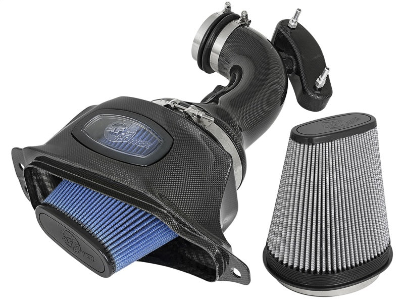 aFe Momentum Black Series Carbon Fiber Intake System P5R 14-17 Chevy Corvette 6.2L (C7) - GTR Auto