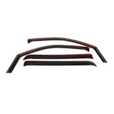 Westin 02-06 Cadillac/Chevy/GMC Escalade ESV/EXT/Avalance Wade In-Channel Wind Deflector 4pc - Smoke