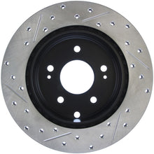 Load image into Gallery viewer, StopTech 06-09 Mitsubishi Eclipse (Exc Turbo) Slotted &amp; Drilled Left Rear Rotor