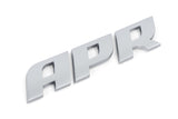 OEM Badge; w/APR Logo; Peel And Play; Mate Silver;