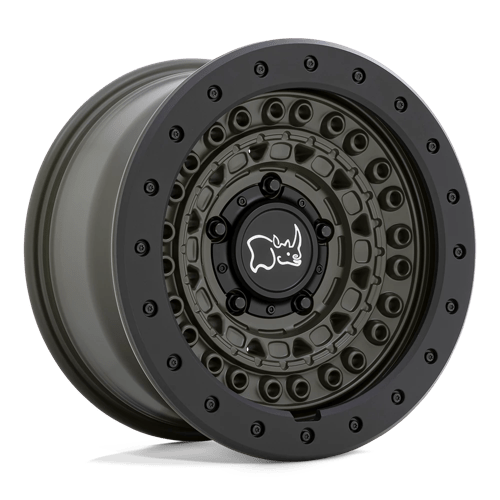 BRBCD 17X8.5 5X5.0 OD-GRN BLK-RKGRD -18MM