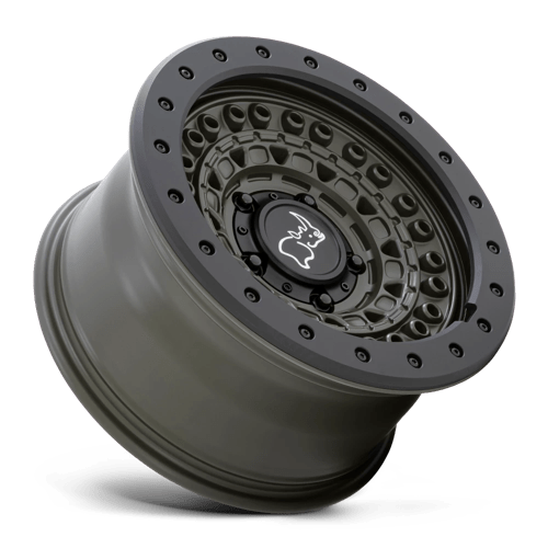 BRBCD 17X8.5 5X5.0 OD-GRN BLK-RKGRD -18MM