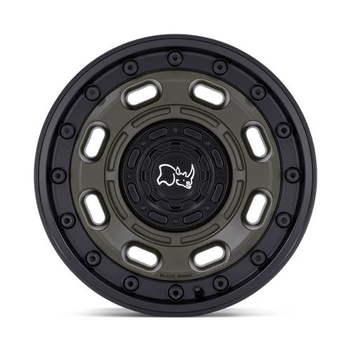 BR007 16X8 6X130 OD-GRN-BLK-LP 38MM