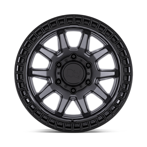 BR001 17X8.5 5X4.5 M-GNMTL BLK-LP 34MM