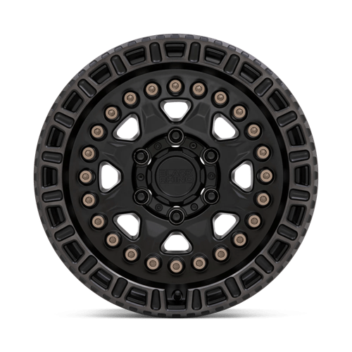 BRCBN 18X9 6X120 M-BLK MACH-RNG 10MM