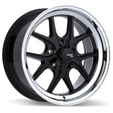 FC04V 17x9.0 5x127mm +15 71.5mm BLK / MCHL