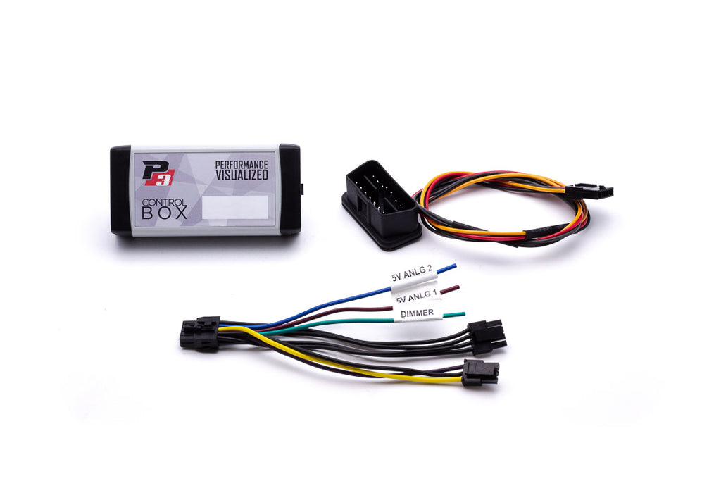 P3 V3 OBD2 - VW Mk6 Gauge (2009-2014) Left Hand Drive, Golf/GTI/Jetta, Red bars / White digits, Pre-installed in OEM Vent