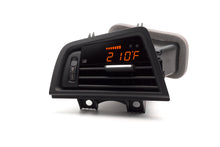 Load image into Gallery viewer, P3 V3 OBD2 - BMW F1X Gauge (2010-2017) Left Hand Drive, Orange bars / Orange digits, Pre-installed in OEM Vent(black slats)