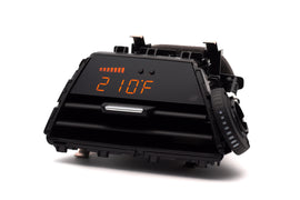P3 Analog Gauge - BMW F3X / F8X (2011-2019) Left Hand Drive, Orange bars / Orange digits, Pre-installed in OEM Vent